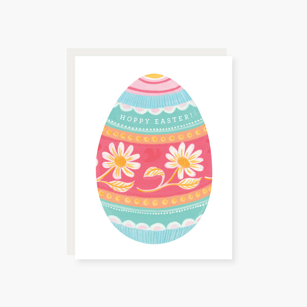 Hoppy Easter Egg Easter Card