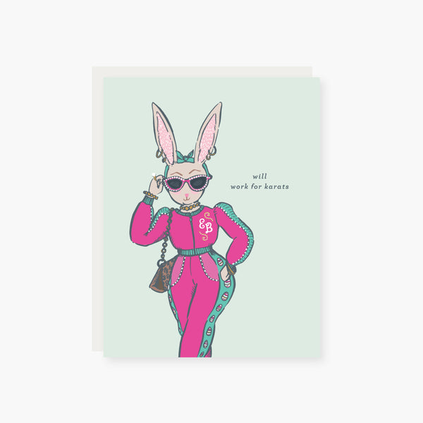 2021 Co. x Holiday Junkie Bougie Bunny Easter Card