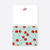 sweet cherries flat notecard set