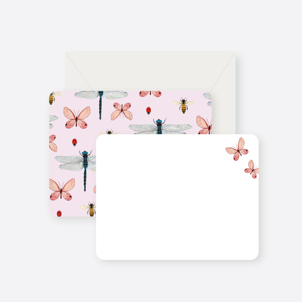 garden friends notecard set