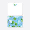 hydrangea blooms flat notecard set