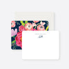 bright florals little hello flat note card set