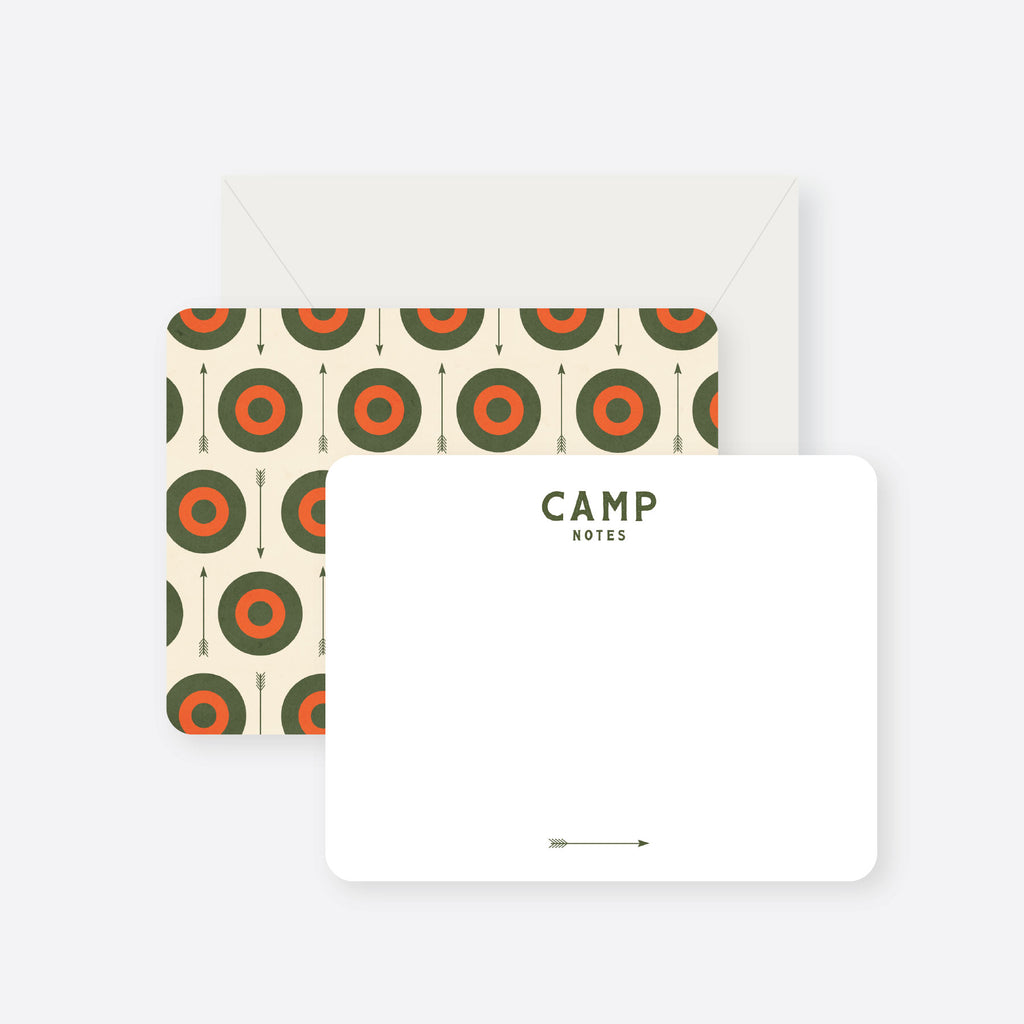 Camp Notes Flat Note Card Set