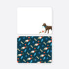 Chocolate Lab flat note card set