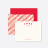 Desk of Santa Claus Flat Note Card Set