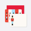 Nutcracker Christmas Flat Note Card Set