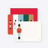 Nutcracker Christmas Flat Note Card Set