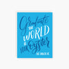 world is your oyster graduation card