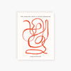the straight path is often overrated. graduation card