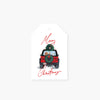 jolly jeep holiday gift tag set