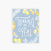 floral thinking of you card