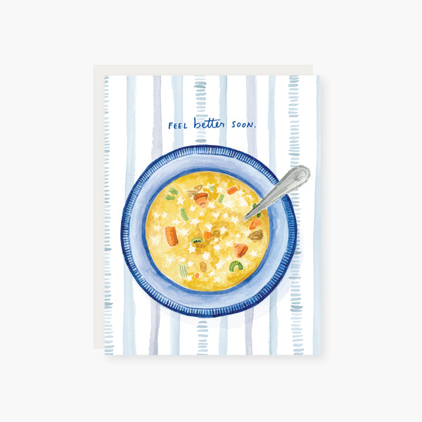 Bowl of Soup Get Well Card
