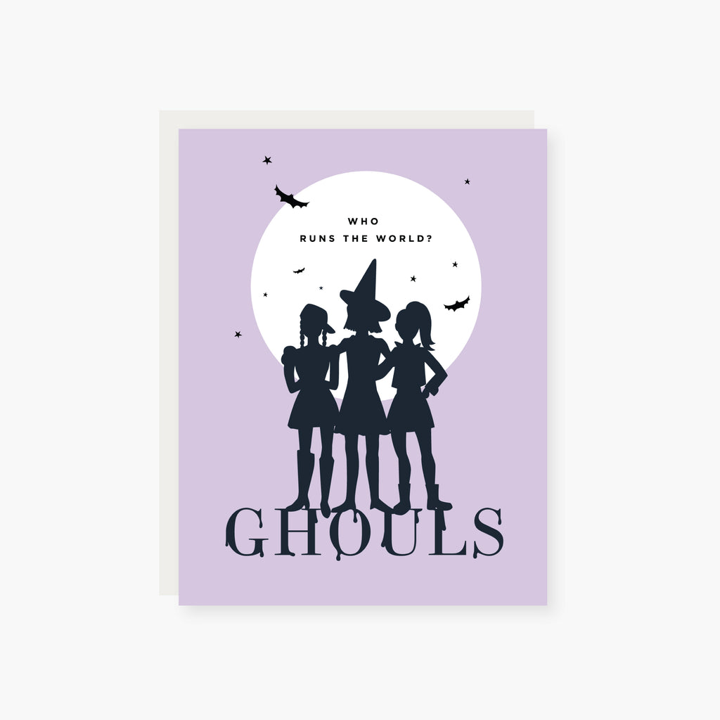 2021 Co. x Holiday Junkie who rules? ghouls halloween card