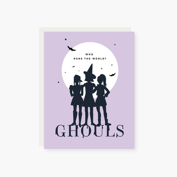 2021 Co. x Holiday Junkie who rules? ghouls halloween card