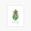 you, me and the mistletoe, all season long holiday card