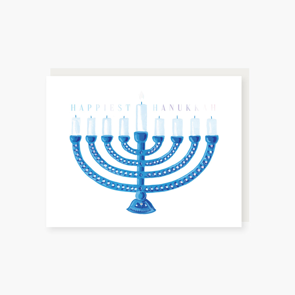 happiest hanukkah holiday card
