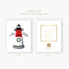 season's greetings from the cape nauset lighthouse holiday card