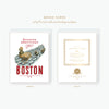 seasons greetings from the boston gardens ducks holiday card