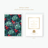 holiday cheer bright watercolors holiday card