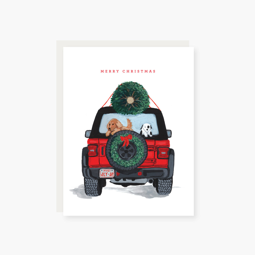 jolly jeep christmas card