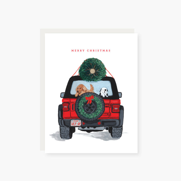 jolly jeep christmas card
