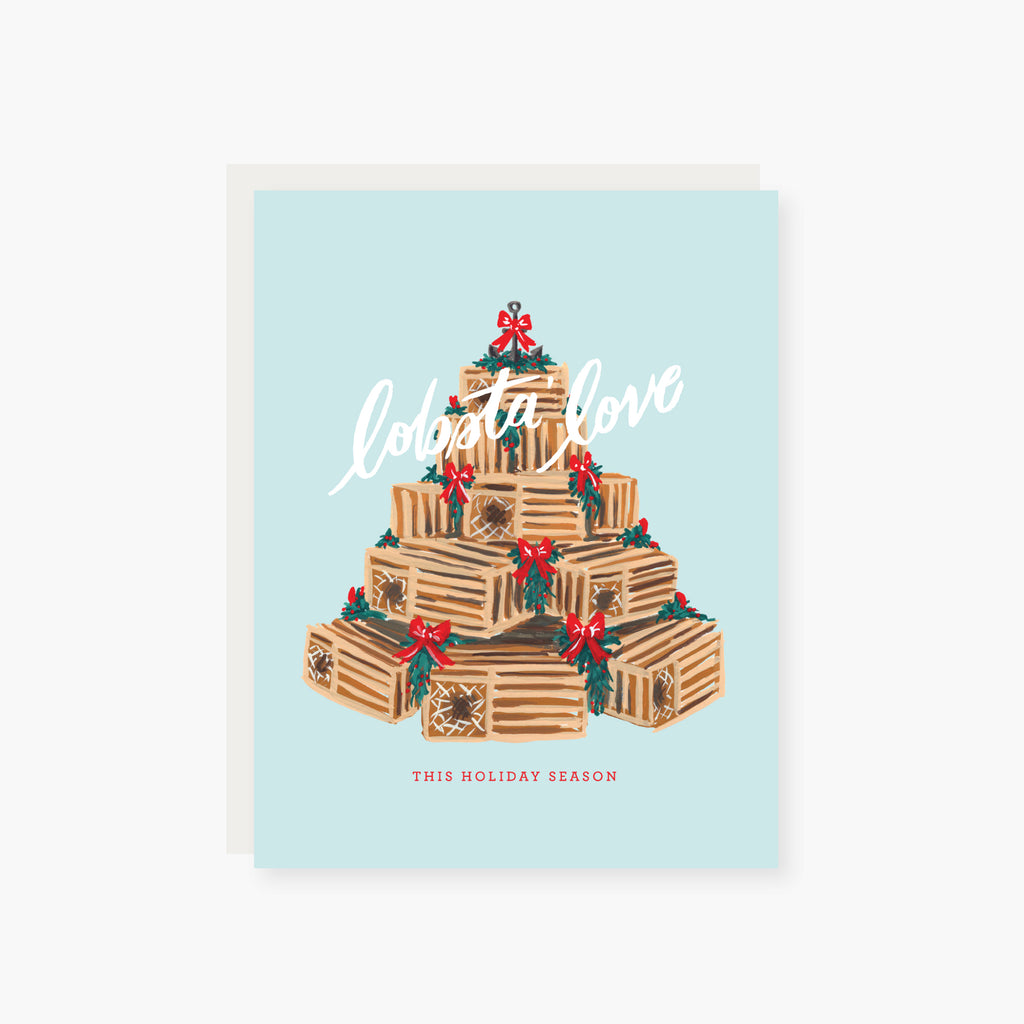 Lobsta' love holiday card