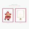 Enjoy the holiday ride with Santa Greeting Card