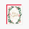 New England Christmas foliage holiday card