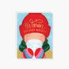 Warm Holiday wishes holiday card