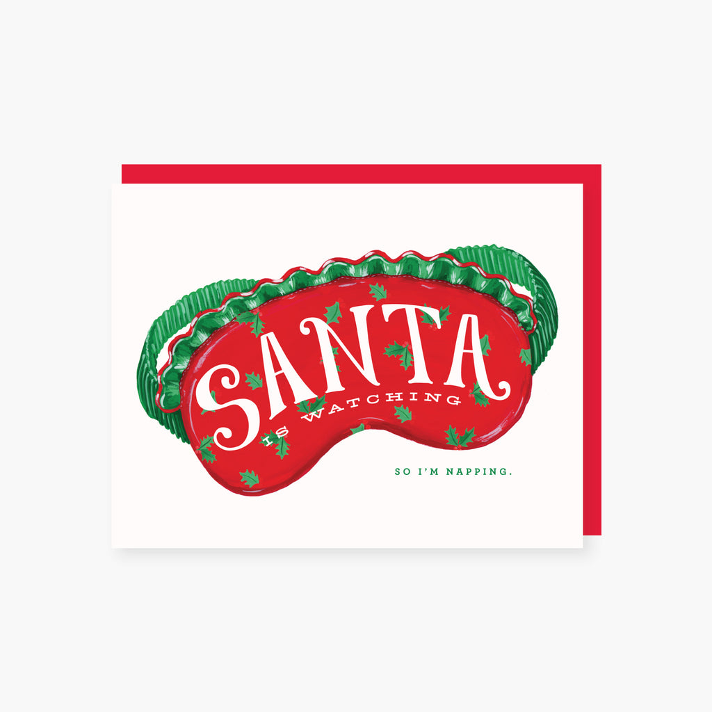 2021 Co. x Holiday Junkie Santa is Waching Christmas Card