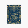 Ornate Blessing Christmas Card