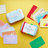 Lunchbox Hopes set of 24 notecards in metal tin