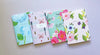 garden floral pocket journal