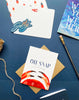 lobster flat notecard set