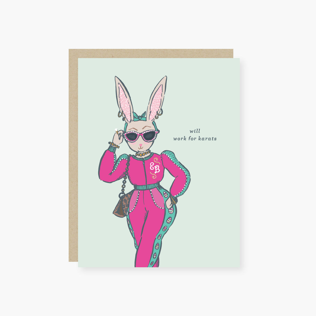 2021 Co. x Holiday Junkie Bougie Bunny Easter Card