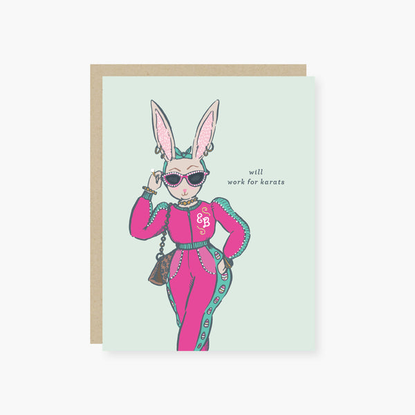 2021 Co. x Holiday Junkie Bougie Bunny Easter Card