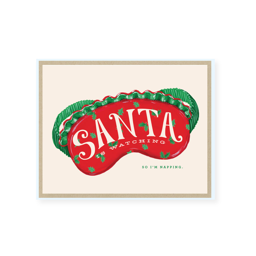 2021 Co. x Holiday Junkie Santa is Waching Christmas Card