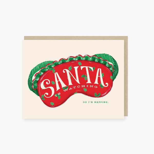 2021 Co. x Holiday Junkie Santa is Waching Christmas Card