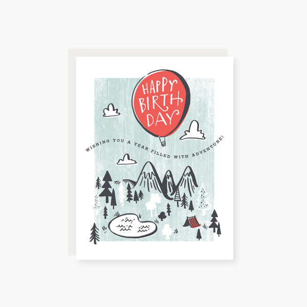 Adventure balloon birthday