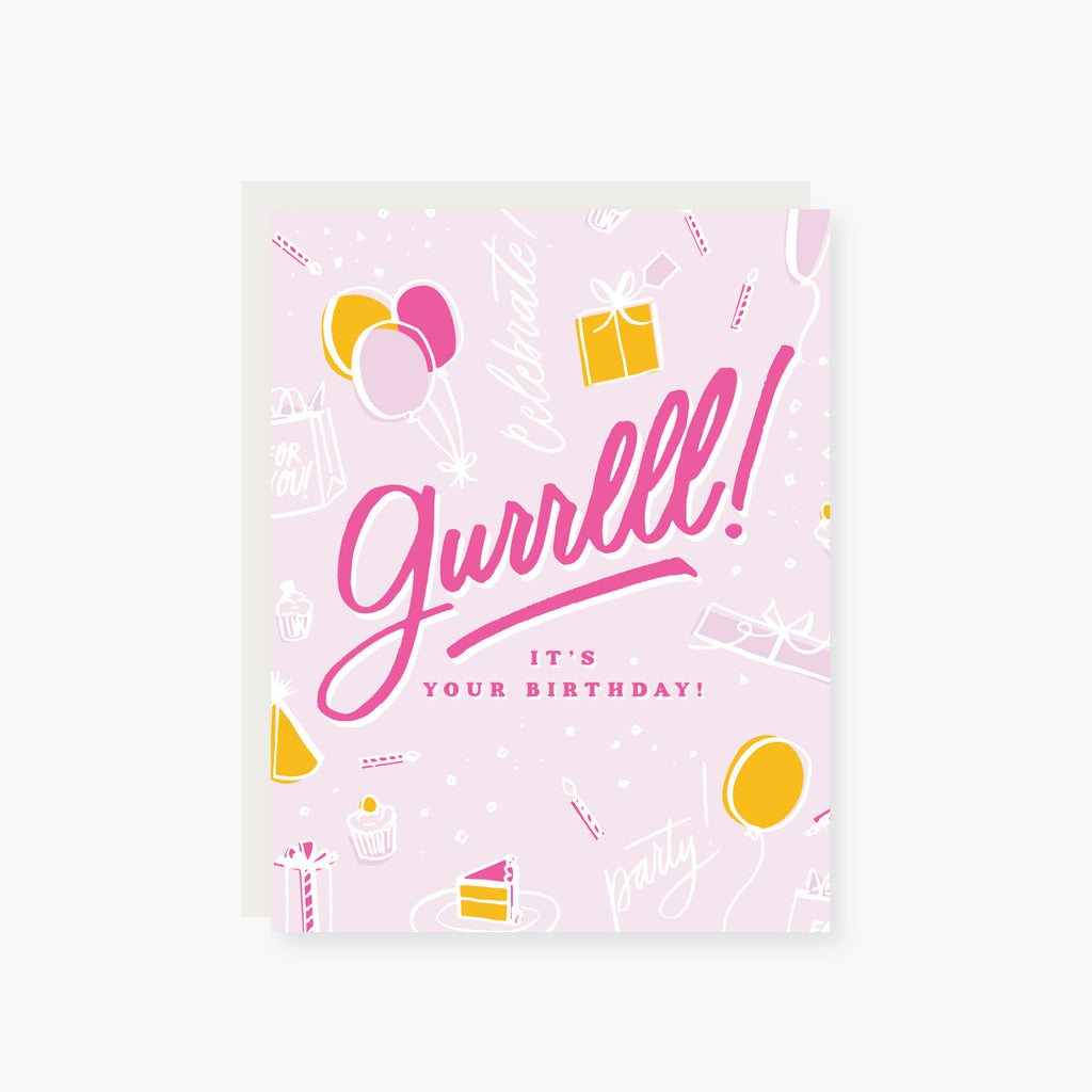 2021 Co. x Holiday Junkie guurrllll it's your birthday birthday card