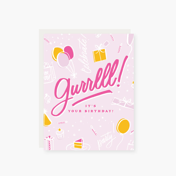 2021 Co. x Holiday Junkie guurrllll it's your birthday birthday card