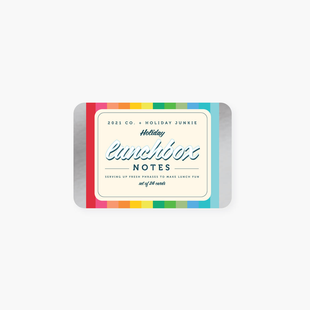 2021 Co. x HJ holiday lunchbox notes set