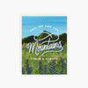 You, me and the mountains Love card