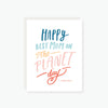 best mom on the planet mother's day card