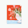 tulip vase mother's day card