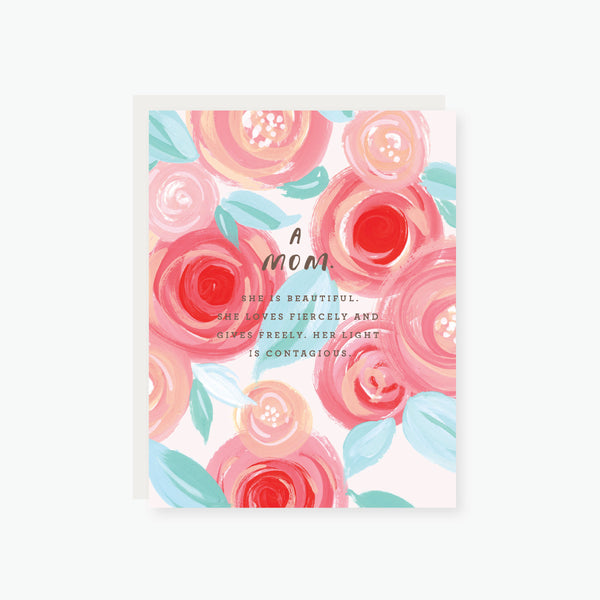 mom defined floral mother's day card