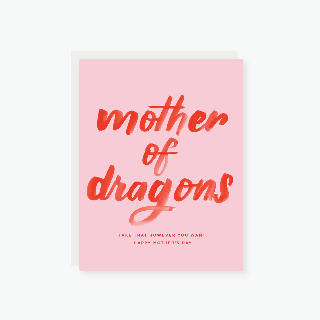 mother of dragons mother's day card