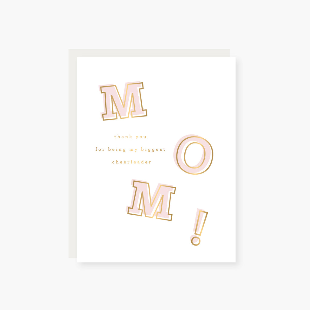 Biggest Cheerleader Mother's Day Card