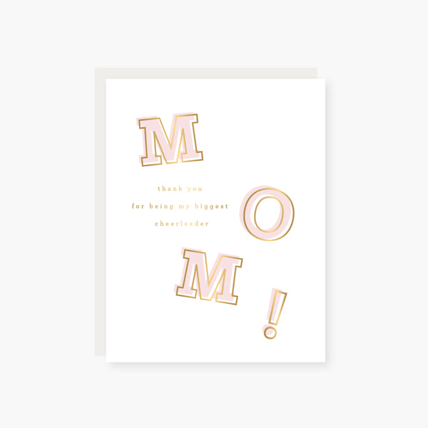Biggest Cheerleader Mother's Day Card