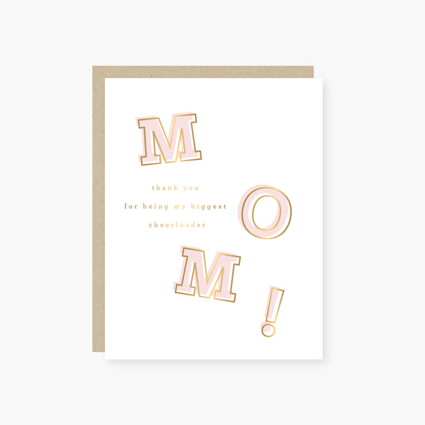 Biggest Cheerleader Mother's Day Card